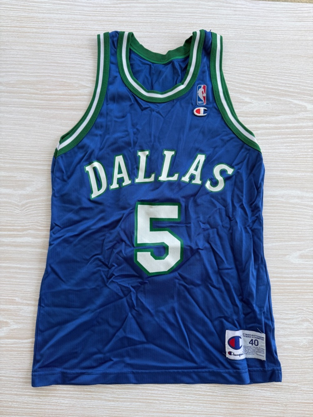 Champion Throwback Dallas Mavericks Jason Kidd Jersey